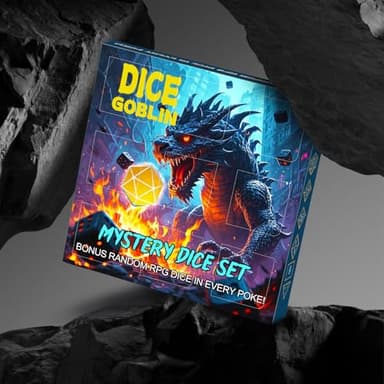 CiaraQ Mystery DND Dice Sets - Random 9 Complete Polyhedral Dice Sets with 9 Random Bags, Wide Range of Patterns, Surprise Blind Box DND Gifts for Dungeons & Dragons, Role Playing Table Game - Image 8