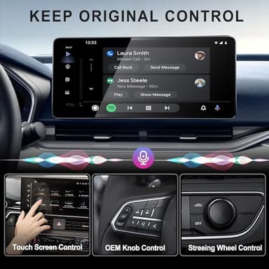 Wireless Carplay Adapter Converts Wired to Wireless Carplay Dongle for Wireless Control Plug & Play Carplay Fit for iPhone 6 or Above & Apple iPhone iOS 10+ Black (Carplay) - Image 6