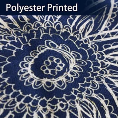 Suklly Plush Square Modern Navy Blue Abstract Floral Illustration Hidden Zipper Home Sofa Decorative Set of 2 Throw Pillow Cover Cushion Case 16x16 Inch Design Printed Pillowcase - Image 2