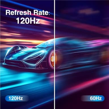 ArcticPro 24 inch Monitor 120Hz, FHD 1080p, Computer Monitor, IPS, 99% sRGB, Adaptive Sync, 1ms Response Time, 3-Sided Frameless, Ultra Slim, VESA Mountable, Anti-Blue Light Design, HDMI & VGA Ports - Image 2