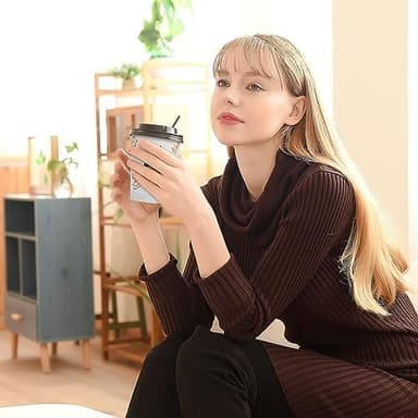 Qunclay 100 Pack 12 oz Double Wall Disposable Paper Coffee Cups with Lids, Insulated To Go Coffee Cup, Hot Drinking Cups for Daily use - Image 7