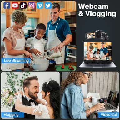 8K Video Camera Camcorder 64MP YouTube Vlogging Cameras IR Night Vision WiFi Webcam Camcorders with 18X Digital Zoom 3.0”Touch Screen Stabilizer, Mic, 64G SD Card, Remote Control and 2 Batteries - Image 4