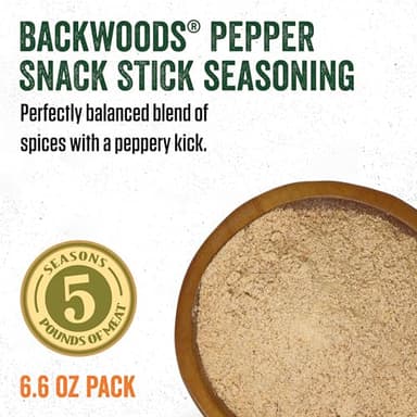 LEM Backwoods Pepper Stick Seasoning with Cure Packet - Image 3