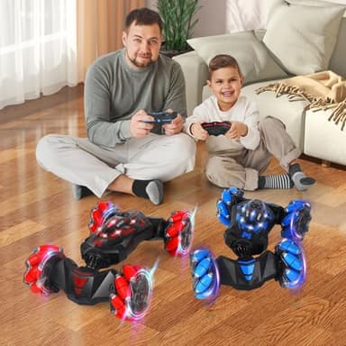 XAMIMM Remote Control Car, Gesture Sensing RC Stunt Car, 4WD Offroad for Rotating, 2.4 Ghz Remote Control and Hand Controlled Twist Cars,Transform RC Cars, Toy Presents for Boys and Girls Age 6-13 - Image 7