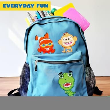 JOYIN 24 Sheets 9"x6" Make a face Stickers for Kids, Make Your Own Stickers with Unicorn, Dinosaur, Sea and Safari Animals, Party Favors Kids Crafts, Goodie Bags Stuffers Classroom Activities - Image 7