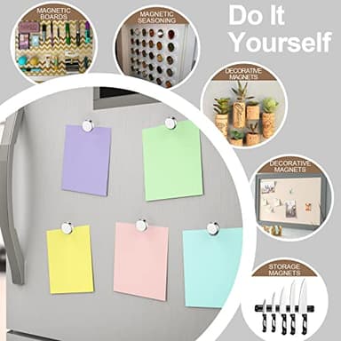 200PCS Refrigerator Magnets, 5×2MM Small Round Rare Earth Neodymium Magnets, Fridge, Office, Whiteboard, Durable Mini Magnets - Image 7