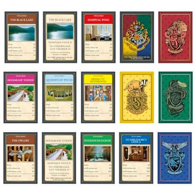 Monopoly Harry Potter Edition Board Game | A Magical Adventure at Hogwarts | Ages 8 and Up | 2 to 6 Players | Family Games | Gifts for Kids and Adults - Image 14