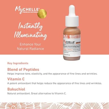 MYCHELLE Instantly Illuminating Peptide Serum​, 1 FZ - Image 3