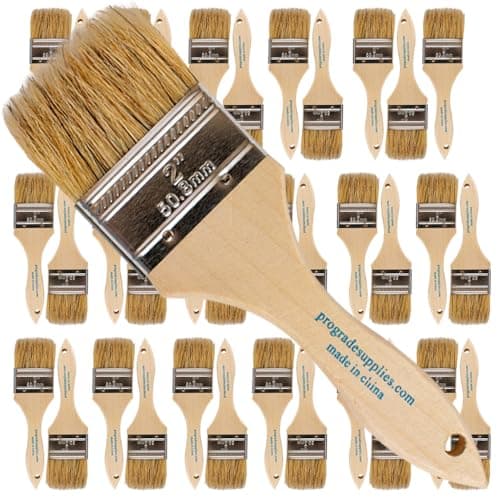 Pro Grade - Chip Paint Brushes - 36-Pack - 2 Inch Chip Brush for Paints, Stains, Varnishes, Glues, & Gesso - Image 1