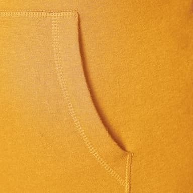 Amazon Essentials Men's Pullover Sweatshirt Hoodie, Big & Tall Options Available, Gold, Small - Image 7