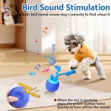 Saolife Interactive Dog Toys with Motion Activated, Squeaky Dog Toy Active Rolling Ball for Puppy and Medium Dogs, USB Rechargeable, Wicked Ball - Image 5
