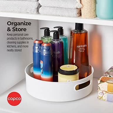 Copco Non-Skid Storage Turntable, 12-Inch, Gray - Image 4