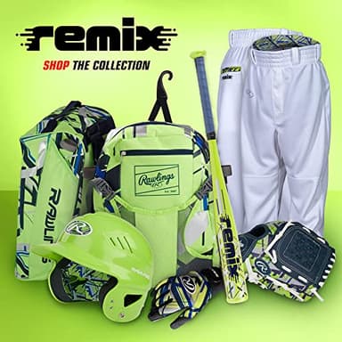 Rawlings | REMIX Backpack Equipment Bag | T-Ball & Youth Baseball / Softball | Green - Image 7