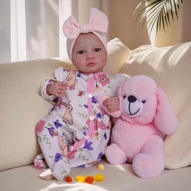 BABESIDE Reborn Baby Dolls - 20-inch Cute Soft Vinyl Realistic Baby Doll Real Life Baby Dolls with Complete Accessories Perfect for Cuddling, Playtime, and Gift Giving - Image 2