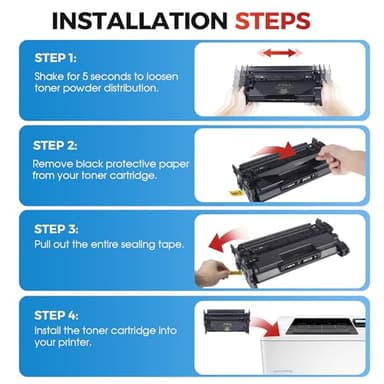 Compatible DR730 (Not Toner) Replacement for Brother Drum DR730 DR-730 Compatible with MFC-L2750DW HL-L2370DW MFC-L2710DW HL-L2350DW DCP-L2550DW Printer (2 Pack, Black) - Image 9