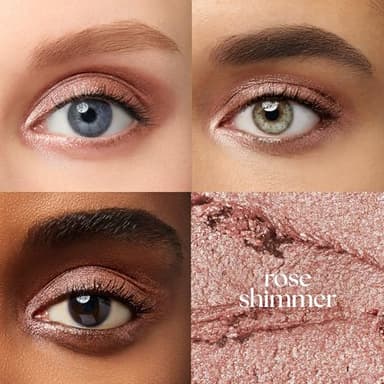 Julep Eyeshadow 101 Cream-to-Powder Waterproof Shadow Stick – Rose Shimmer – Long-Lasting, Crease-Proof, Pearlescent Rose Shimmer Cream Eyeshadow with Built-in Smudger - Image 2