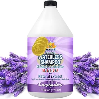 Bodhi Dog Waterless Shampoo - Natural Dry Shampoo for Dogs & Cats - Neutralizes Pet Odor - No Rinse Required - Made of Natural Extracts - Safe for Sensitive Skin - Made in USA - Lavender (1 Gallon - Image 3