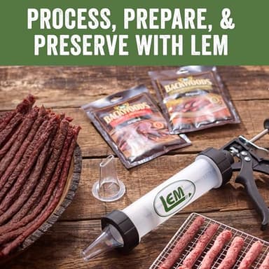 LEM Products Backwoods Mesquite Jerky Seasoning, Ideal for Wild Game and Domestic Meat, Seasons Up to 25 Pounds of Meat, 18.3 Ounce Packet with Pre-Measured Cure Packet Included - Image 6