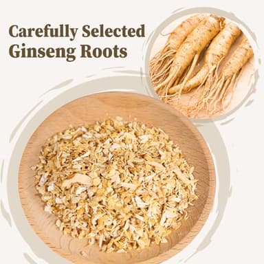 FullChea - Ginseng Tea bags, 60 Teabags - Pure Ginseng Root Tea - Caffeine-Free - Non-GMO - Image 2