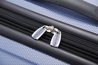 Rockland London Hardside Spinner Wheel Luggage, Blue, 3-Piece Set (20/24/28) - Image 5