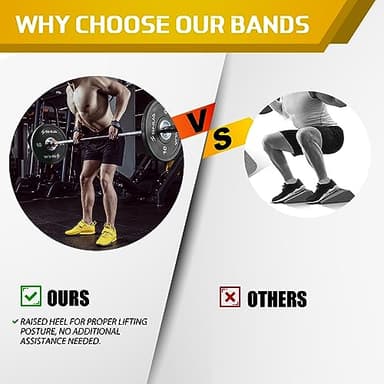 MANUEKLEAR Strong Anti-Slip Deadlift Lifting Squat Shoes for Men, Professional Training Weightlifting Shoes for Men and Women with Rubber Non-Slip Sole Obsidian Black - Image 4