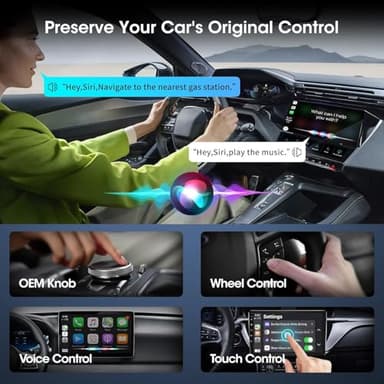 Mini Wireless Carplay Adapter for Apple iPhone,Plug and Play Easy Setup Automatic Reconnect,Convert Wired to Wireless Bluetooth Carplay Adapter Dongle,for Car play 2016+ & iPhone iOS 10+ (USB A)Grey01 - Image 5