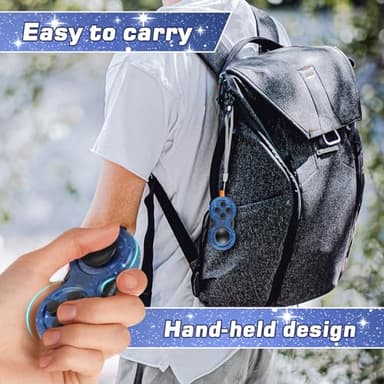 WTYCD Original Fidget Toy Game, Rubberized Classical Controller Fidget Concentration Toy with 8-Fidget Functions and Lanyard - Excellent for Relieving Stress and Anxiety - Image 4