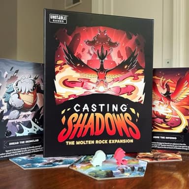 Unstable Games - Casting Shadows: Molten Rock Expansion - Designed to be Added to Your Casting Shadows Base Game - Great for Family Game Night - Image 2
