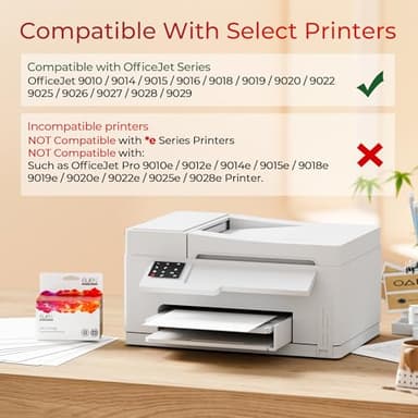 ejet 962XL 962 Ink Cartridges Compatible for HP 962XL Ink Cartridges Combo Pack use for HP Officejet Pro 9010 Ink 9015 9018 9020 Printers,4 Pack (Black, Magenta, Cyan, Yellow) - Image 3