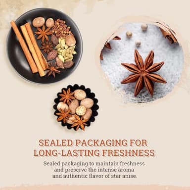 52USA Star Anise, 6oz – Whole Dried Star Anise Pods in Bottle, Aromatic Spice for Cooking, Baking, and Teas - Image 6