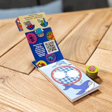 Melissa & Doug Sticker Wow!™ Mini Activity Pad and Refill Stickers 4-Pack (Dinosaur, Pets, Favorite Things, Surprise Pack 1) – 200 Stickers Each (800 Total) for Any Sticker Stamper (Not Included) - Image 7