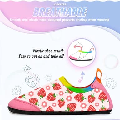 Apolter Baby Boys and Girls Swim Water Shoes Barefoot Aqua Socks Non-Slip for Beach Pool Toddler - Image 6