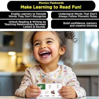 Think Tank Scholar 1000+ Words Phonics Flash Cards + Prefixes & Suffixes (Award Winning) 122 Phonics, 6 Teaching Methods & 6 Fun Games – Preschool, Kindergarten 1st, 2nd, 3rd Grade Homeschool Ages 4-8 - Image 3