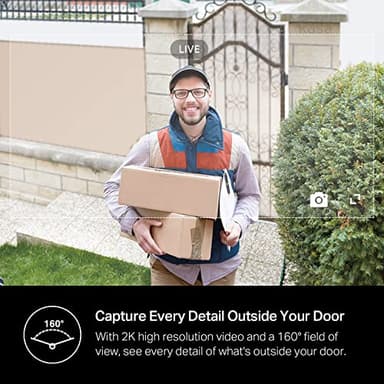 Kasa Smart Video Doorbell Camera Hardwired w/Chime, 2K Resolution, Always-on Power, Night Vision, 2-Way Audio, Real-Time Notification, Cloud & SD Card Storage, Works w/Alexa & Google Home (KD110) - Image 4