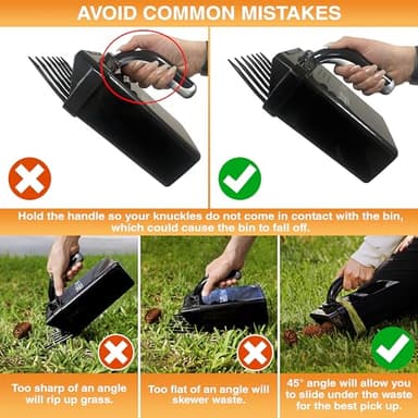 Neater Pet Brands Lift N' Bag Dog Pooper Scooper with Bag Attachment | 195 Bags | Dog Pooper Scooper for Yard & Walks | One-Hand Use | Heavy Duty Poop Scoop for Small to Large Dogs - Image 7