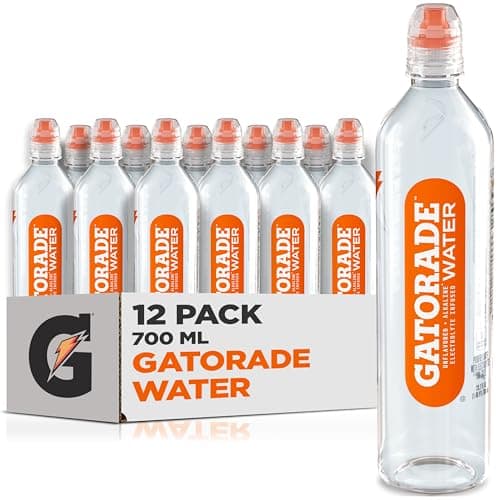 Gatorade Water, 700ML Sports Cap (Pack of 12) - Image 1