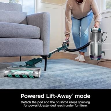 Shark POWERDETECT AZ4000 Upright Vacuum Cleaner HEPA Filter, Heavy Duty Vacuum Powerful Suction for Pet Hair Powered Lift-Away, for Carpets & Hardfloors (Renewed) - Image 2