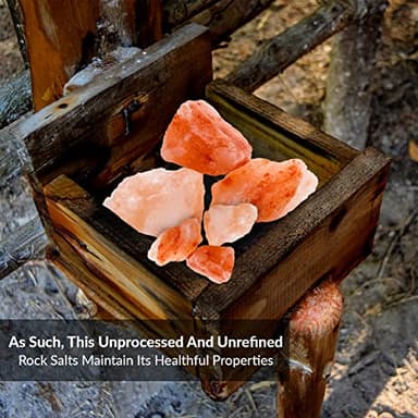 Himalayan Nature 100% Authentic Himalayan Pink Salt Chunks, 10 LBS, Animal Feed Salt Block, Plastic Bag of Salt Chunks for Deer, Horse & Animals, Pack of 1 - Image 4