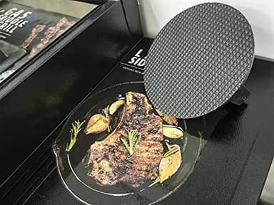 Firsgrill Burger Press 7.08" Round & 8.3”X4.3”Rectangle Heavy-Duty Cast Iron Smash Meat Steak With Wood Handle for Blackstone Camp chef Pitboss Weber Treager Griddle Grills (Round & Rectangle) - Image 7