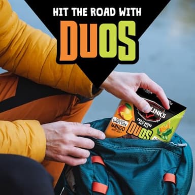 Jack Link's DUOs Jalapeño and Mango Beef Jerky, Shareable Under 100 Calories Snack Packs with 9g of Protein, Bulk Pack of Individual Bags of Meat Snacks – 3.25oz (8 Count) - Image 5