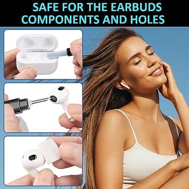 Ordilend for iPhone Cleaning Kit for Charging Port Cleaner, Cleaner Kit for AirPod Multi-Tool iPhone Cleaner Repair Lightning Cable for iPad Connector Airpod Speaker Compact Portable with Storage Case - Image 3