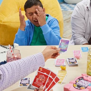 Hasbro Gaming Piggy Piggy Card Game | Family Games for Kids, Teens, and Adults | 2 to 6 Players I 20 Mins. Average | Quick-Playing Travel Games | Fun Summer Activities | Vacation Essentials | Ages 7+ - Image 8