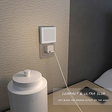 MAZ-TEK Plug in Dimmable Led Night Light with Auto Dusk to Dawn Sensor, Soft Warm White Nightlights for Hallway,Bedroom, Kids Room, Kitchen, Stairway, 4 Pack - Image 4