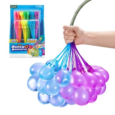 Bunch O Balloons Tropical Party (6 Pack) by ZURU, 200+ Rapid-Filling Self-Sealing Tropical Colored Water Balloons for Outdoor Family, Friends, Children Summer Fun (6 Pack) - Image 2
