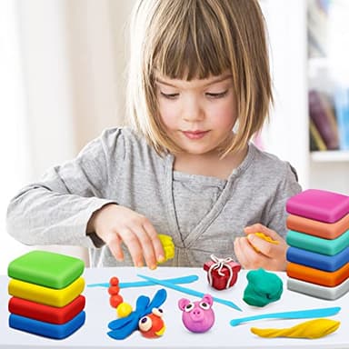 Magic Clay - Air Dry Clay 36 Colors, Modeling Clay for Kids with Tools, Soft & Ultra Light, Toys Gifts for Age 3 4 5 6 7 8+ Years Old Boys Girls Kids - Image 6