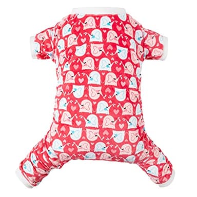 CuteBone Dog Halloween Pajamas Puppy Onesies Small Dogs Soft Pjs Coat Cat Apparel Comfy Pet Christmas Clothes Outfit Doggie Bodysuit P145L - Image 6
