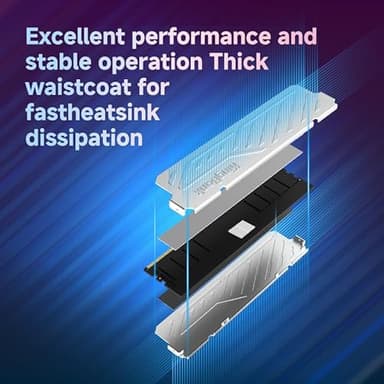 Computer Desktop Memory Ram DDR5 32GB(2x16GB) 6000MT/s CL36 1.35V Overclocking XMP 3.0 & AMD Expo with Heatsink for PC Gaming/Office/PS,Silver - Image 7