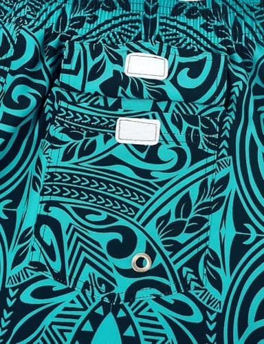 ELETOP Men's Swim Trunks Quick Dry Bathing Suit Swimming Board Shorts Mesh Lining Beach Swimwear Symbol Green S - Image 4