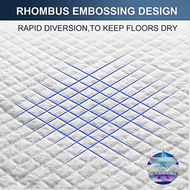 Boscute XXL Thicken 6 Layers Heavy Absorbent 30"x36" Pet Training Dog Pee Pads, Extra Large Polymer Leak-Proof Quick Dry Puppy Pee Pads, Disposable Pee Pads for Dogs Cats Rabbit - Image 5