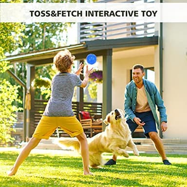 Petizer 3 Pack 2.5" Squeaky Toy Balls, Floating Pool Balls, Spiky Water Toys, Durable Interactive Fetch Toys for Puppy, Chew Toys for Teething (Small Dog) - Image 5